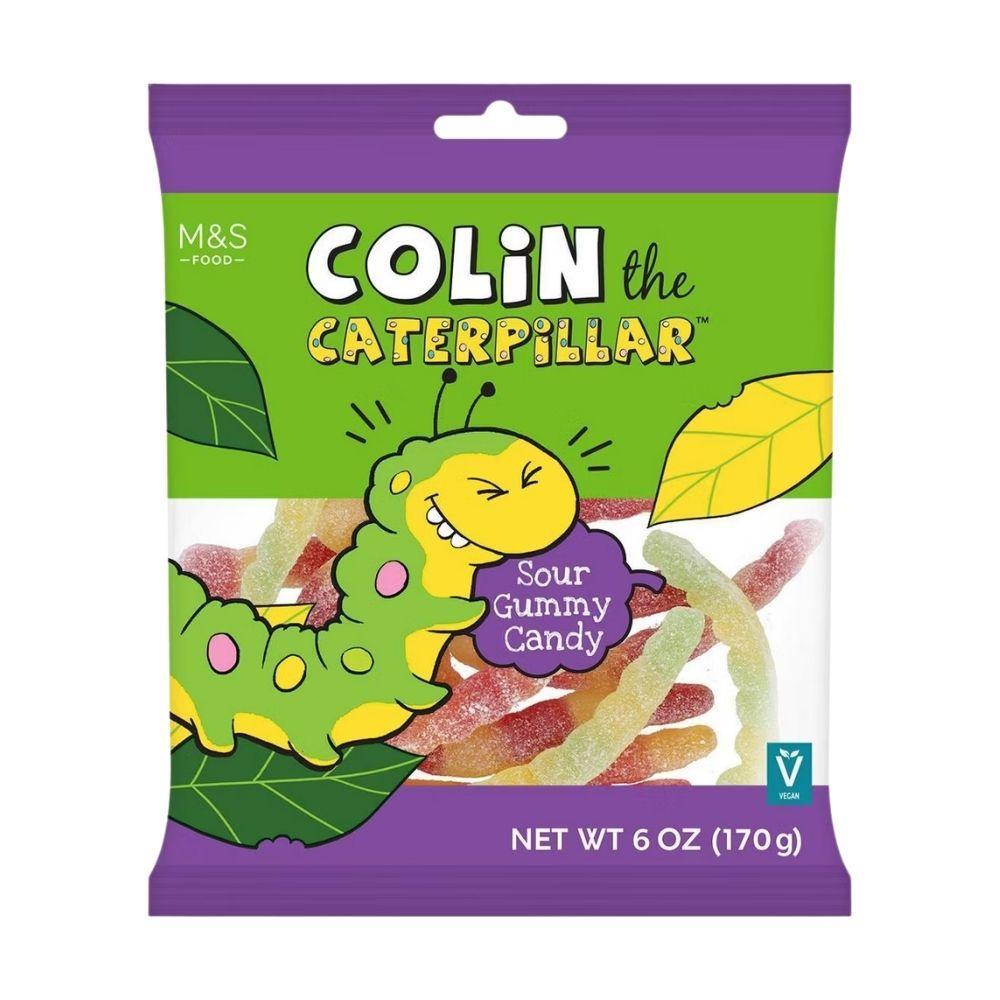 M&S Colin the Caterpillar Sour Gummy Candy - 6oz