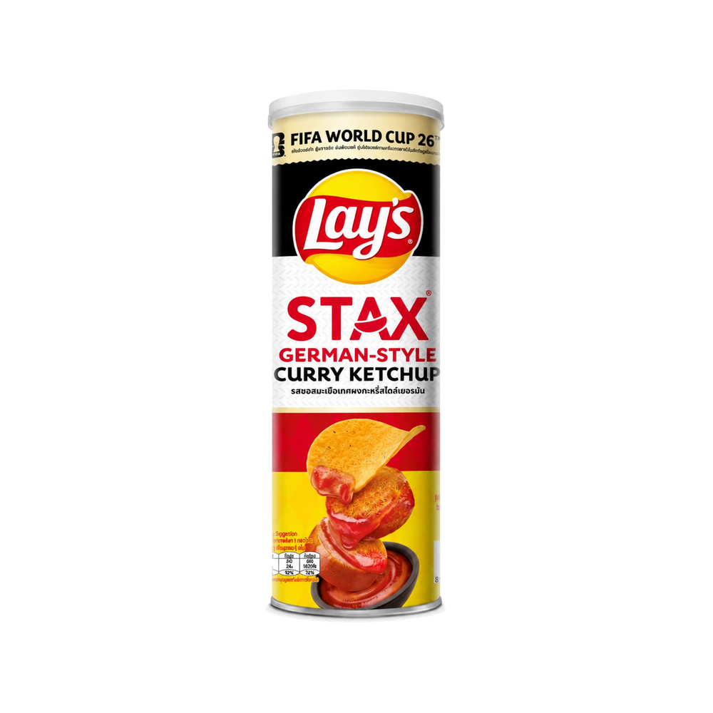Lay’s Stax German-Style Curry Ketchup (Thailand) - 97g