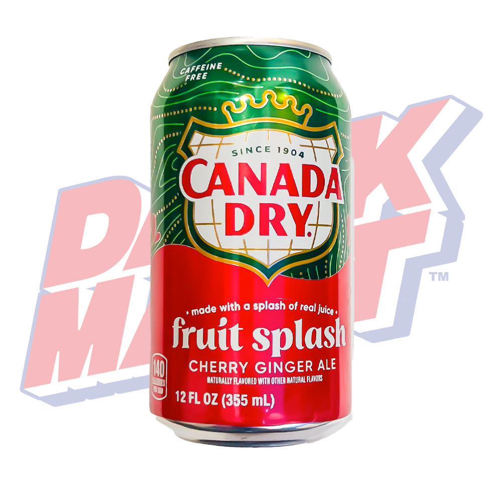 Canada Dry Fruit Splash Cherry Ginger Ale - 355ml