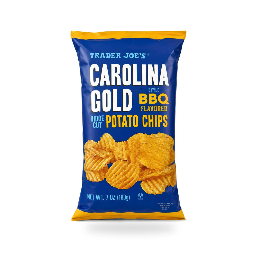Trader Joe's Carolina Gold Style BBQ Ridge Cut Potato Chips - 7oz