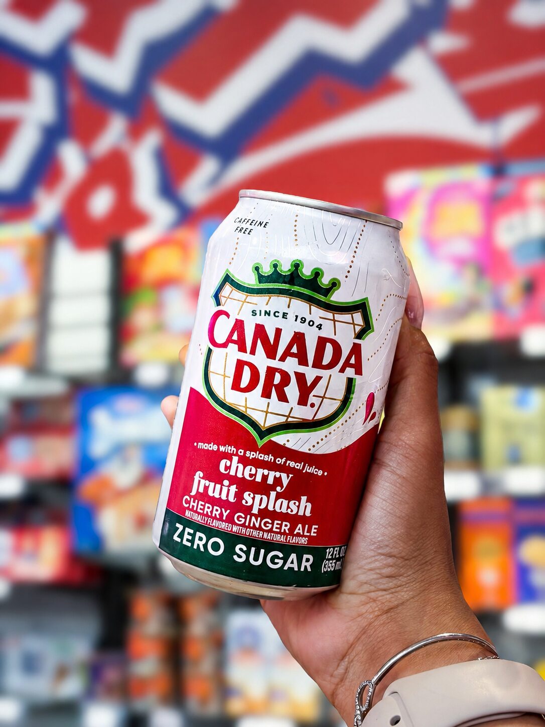 Canada Dry Cherry Ginger Ale Zero — Fruit Splash – DANK MART