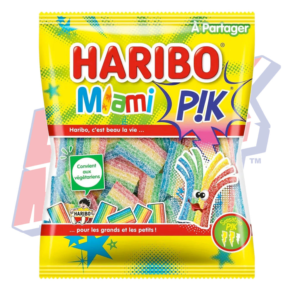 Haribo Miami Rainbow Strips (France) - 120g
