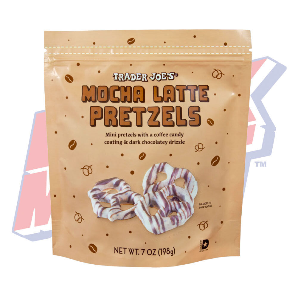 Trader Joe's Mocha Latte Pretzels - 198g