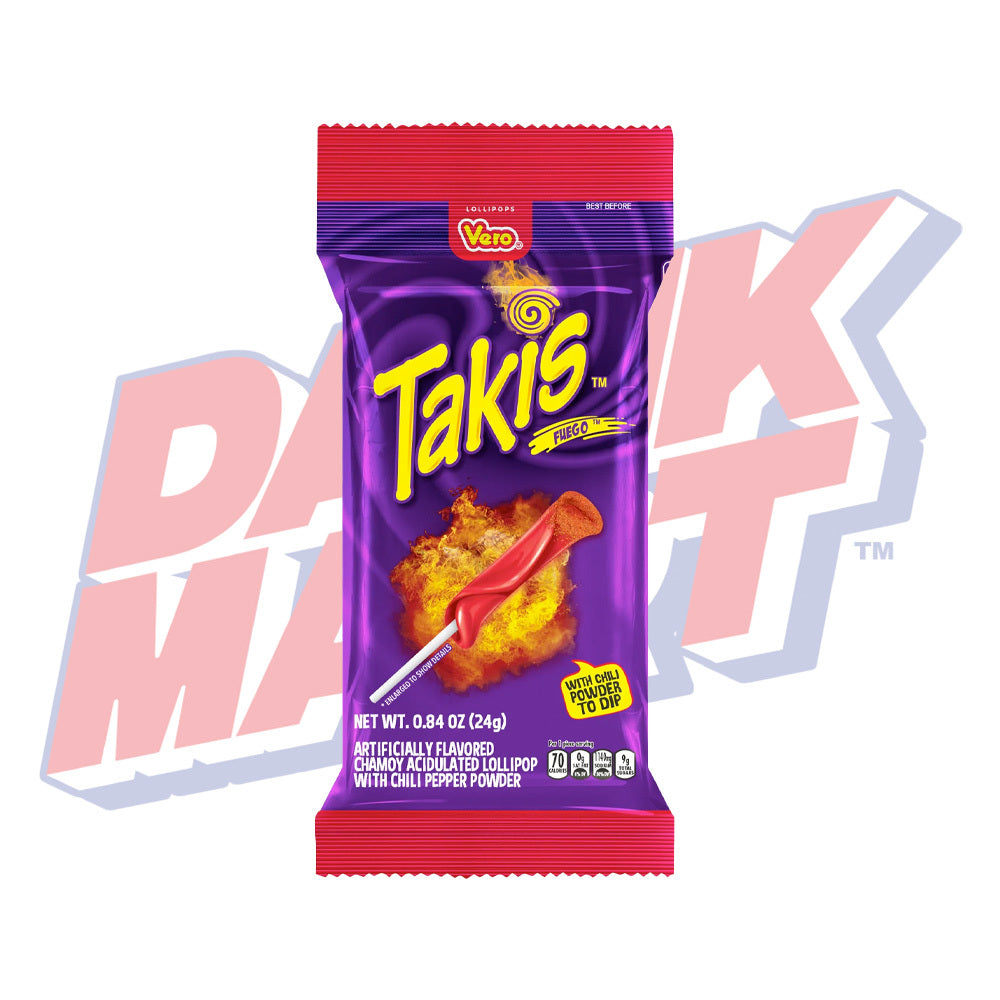 Takis Fuego Chamoy Lollipop (Mexico) - 24g