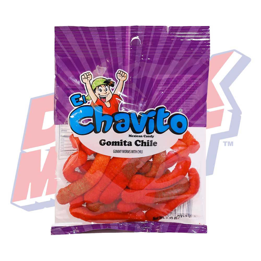 El Chavito Chile Covered Gummy Worms - 3.95oz