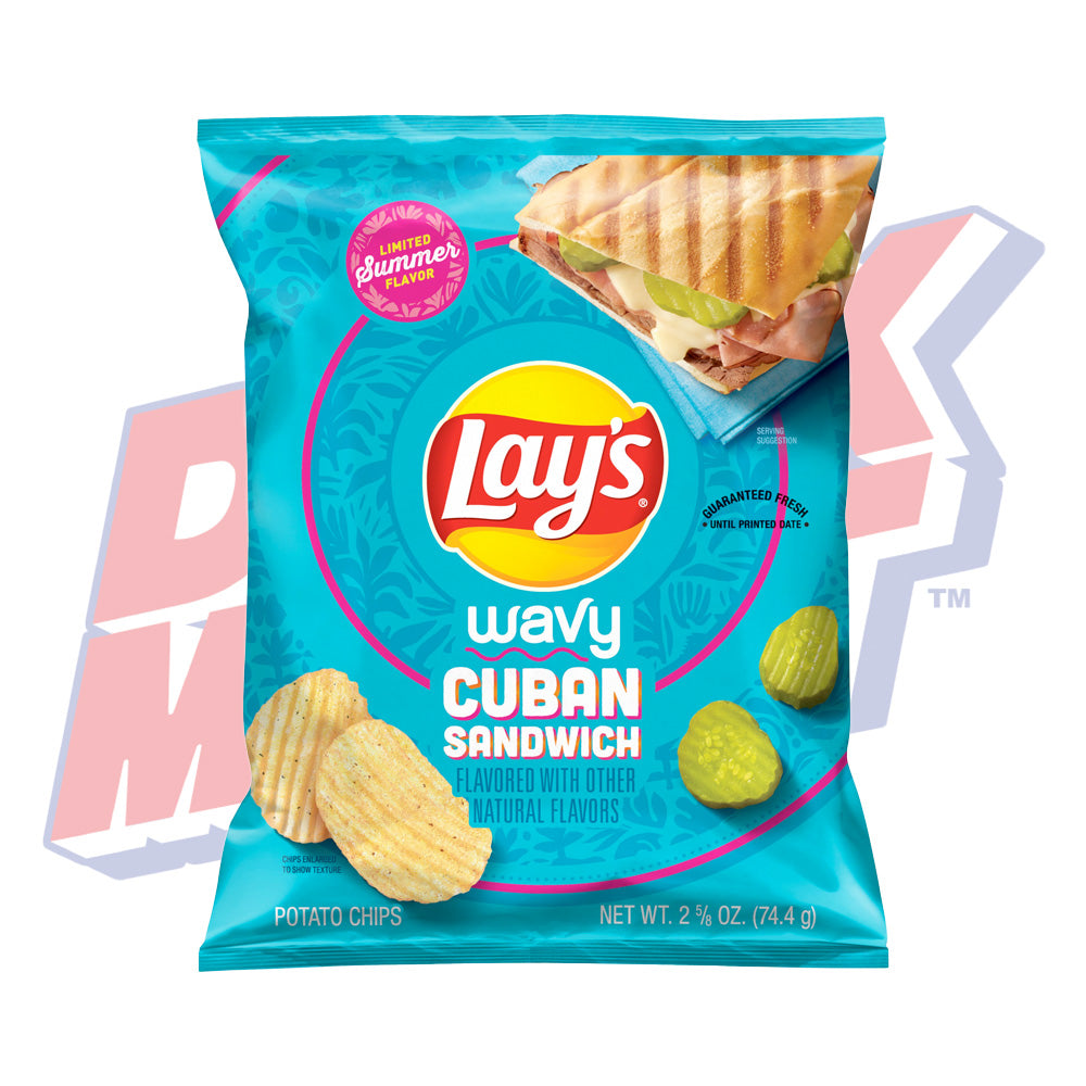 Lays Wavy Cuban Sandwich - 2.65oz