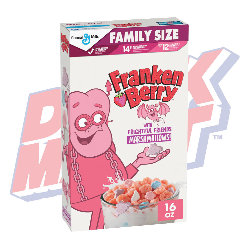 Franken Berry Marshmallows Cereal (Family Size) - 16oz