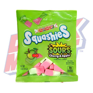 Smarties Squashies Sours Cherry & Apple - 5oz