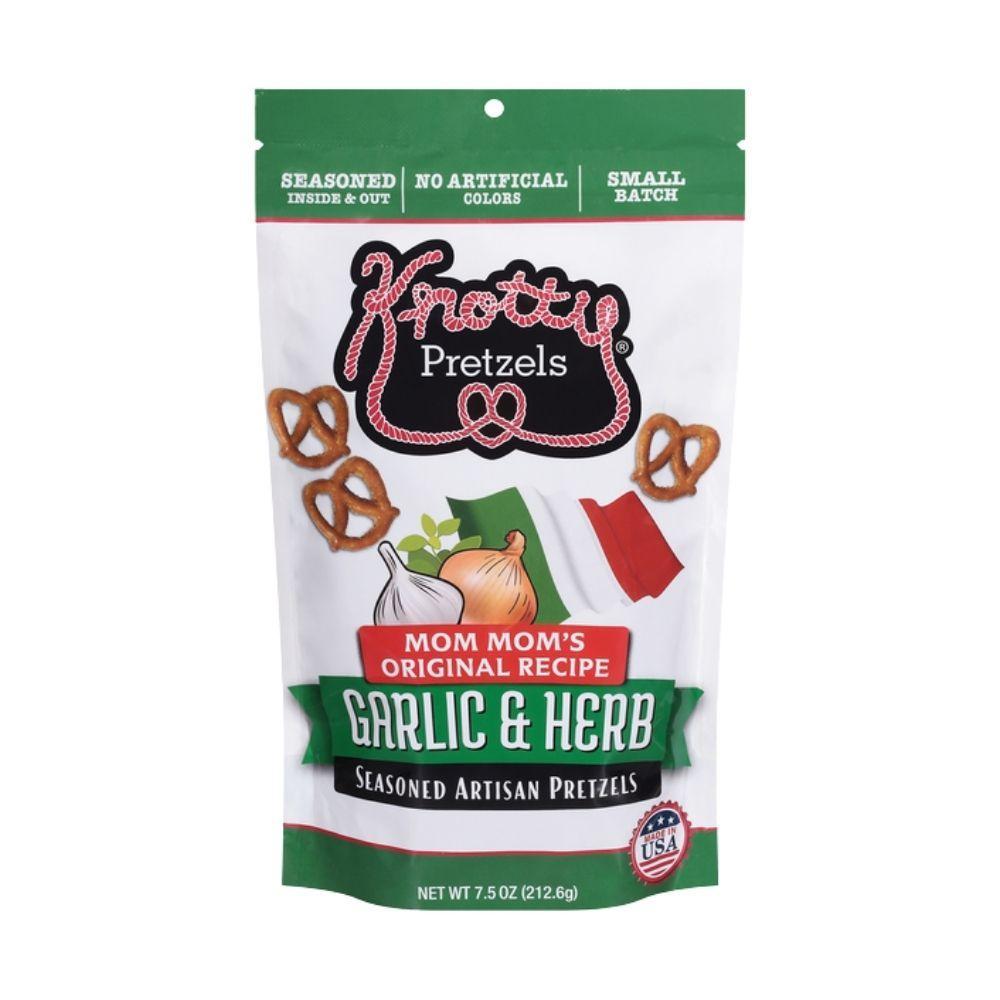 Knotty Pretzels Garlic & Herb - 7.5oz