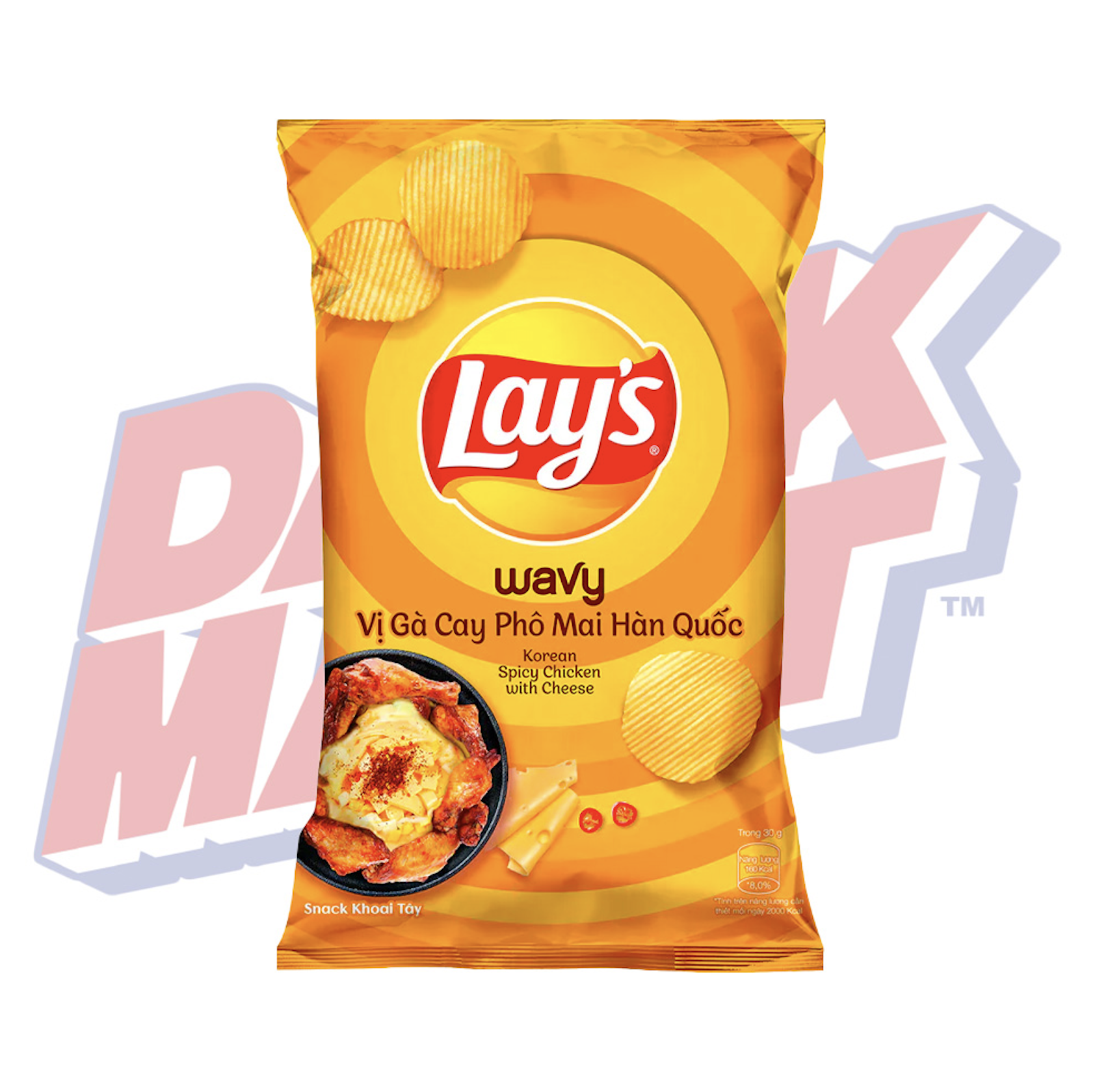 Lays Korean Spicy Chicken With Cheese (Vietnam) - 54g