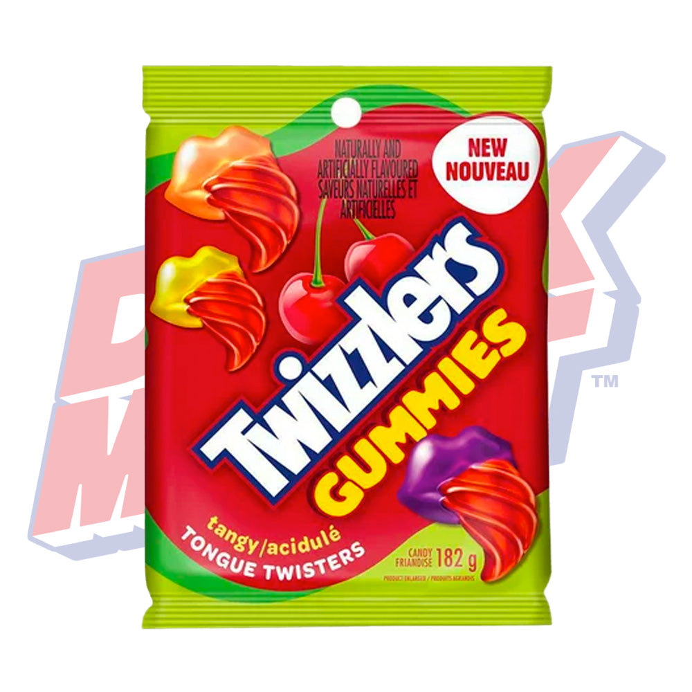 Twizzlers Gummies Tongue Twisters Tangy - 182g