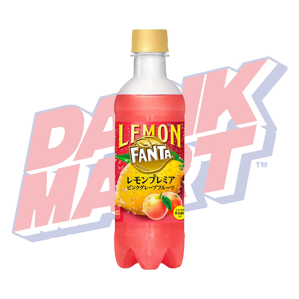 Fanta Lemon Pink Grapefruit Soda (Japan) - 380ml