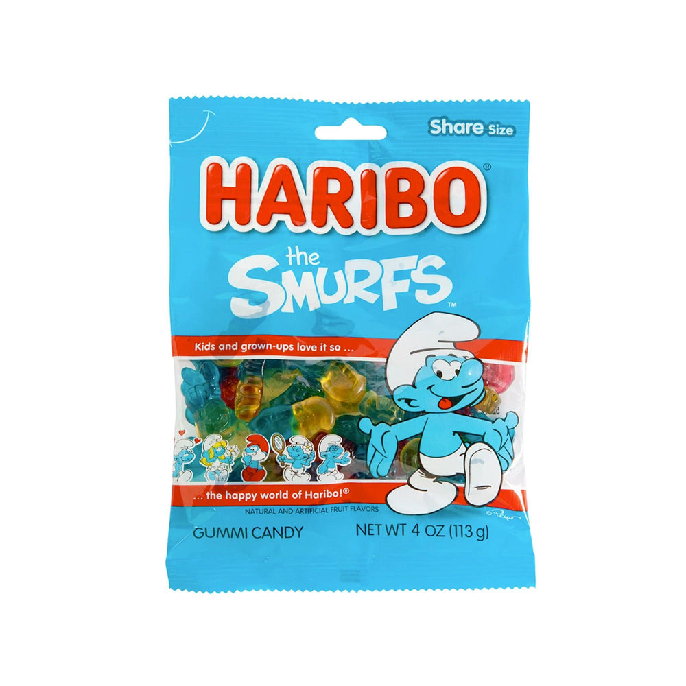Haribo The Smurfs Peg Bag - 4oz