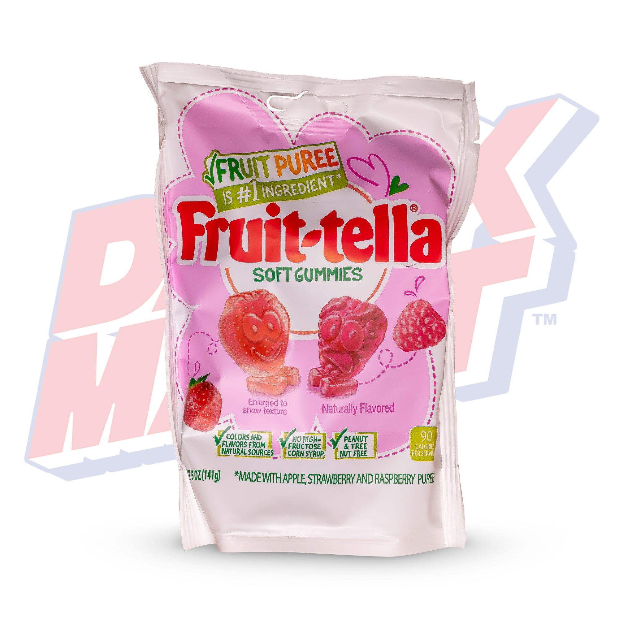 Fruitella Peg Bag Strawberry Raspberry - 5oz