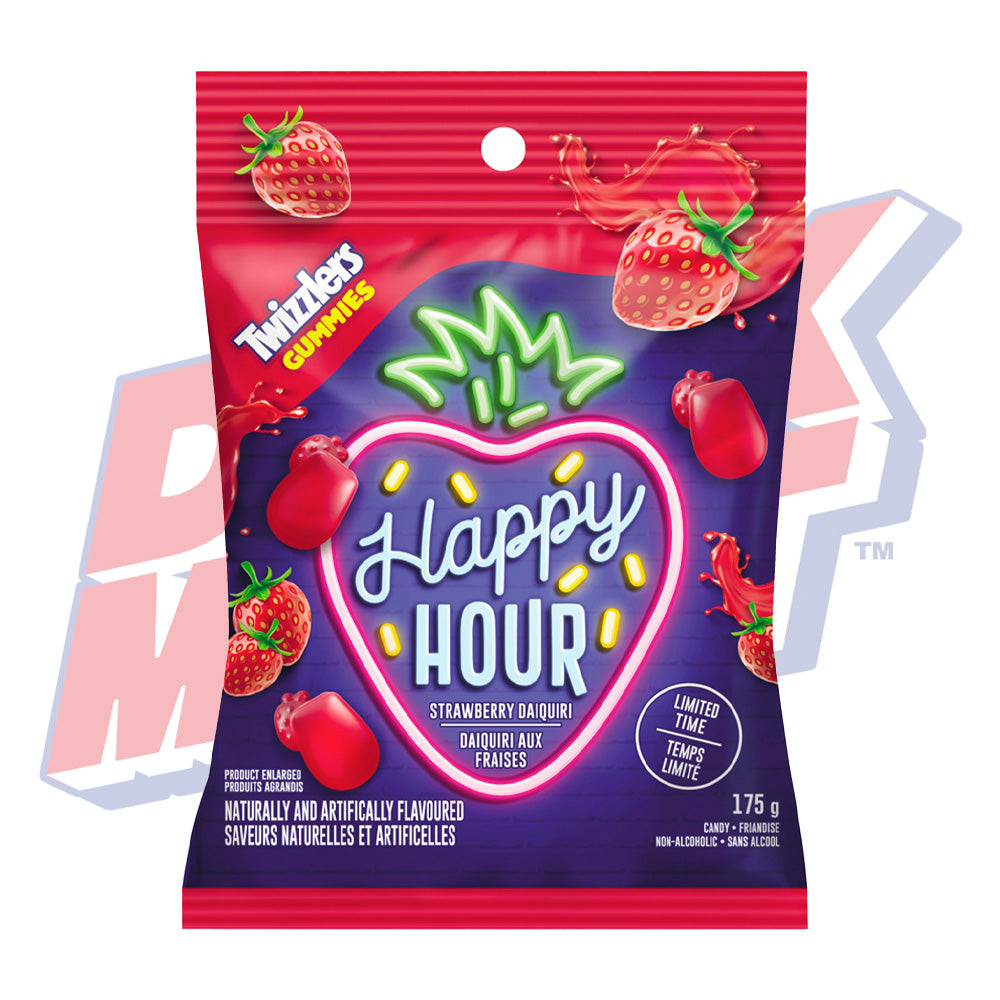 Twizzlers Gummies Strawberry Daiquiri Peg Bag - 175g