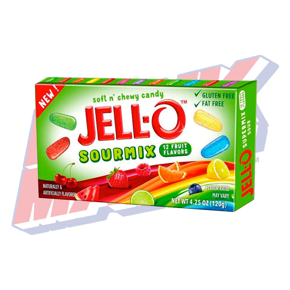 JELL-O Soft n' Chewy Sour Mix - 120g