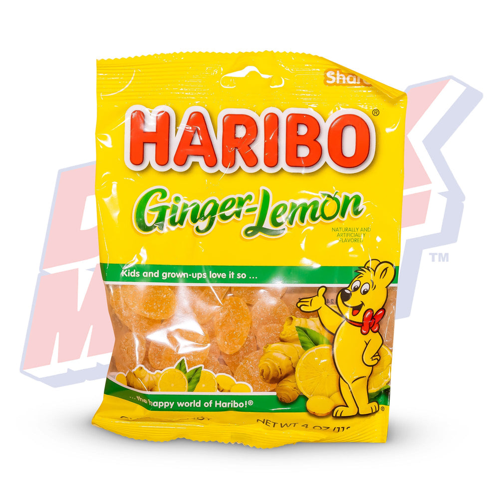 Haribo Ginger Lemon Peg Bag - 5oz