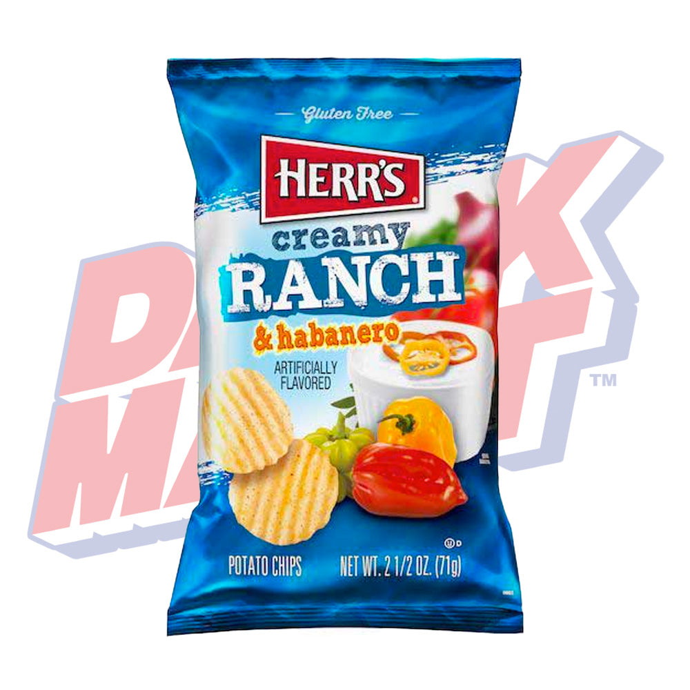 Herr's Habanero Ranch Chips - 2.5oz