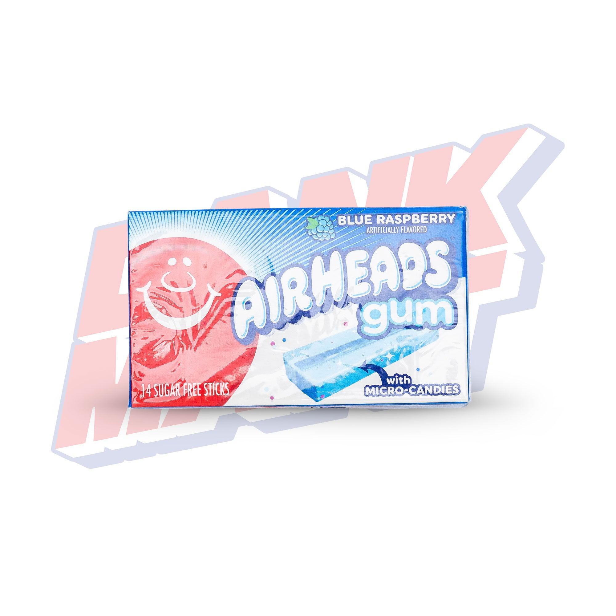 Airheads Gum Blue Raspberry - 33.6g