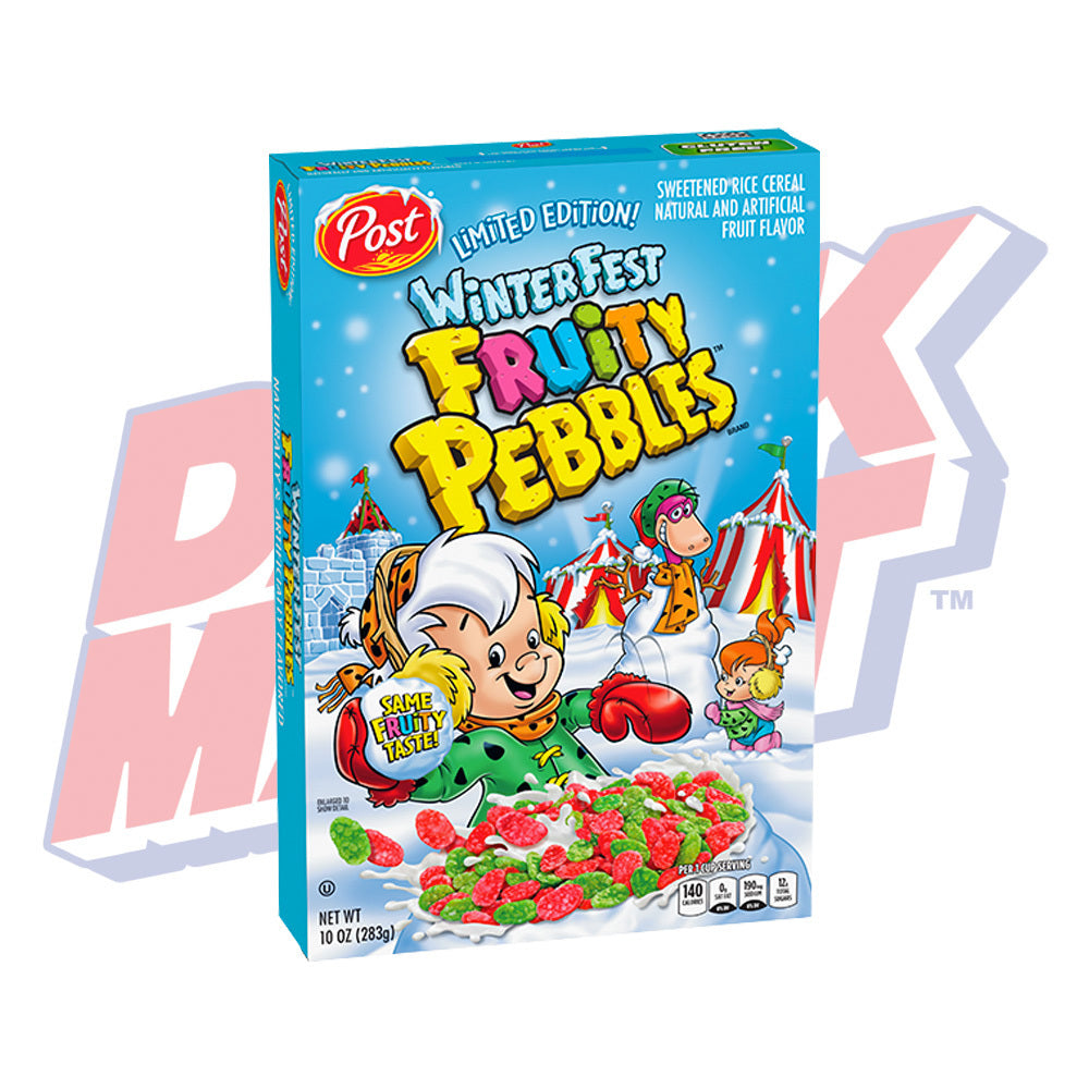 Winter Fest Fruity Pebbles Cereal - 10oz