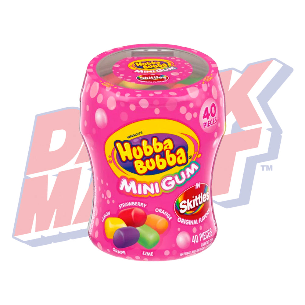 Hubba Bubba Mini Skittles Gum - 2.8oz