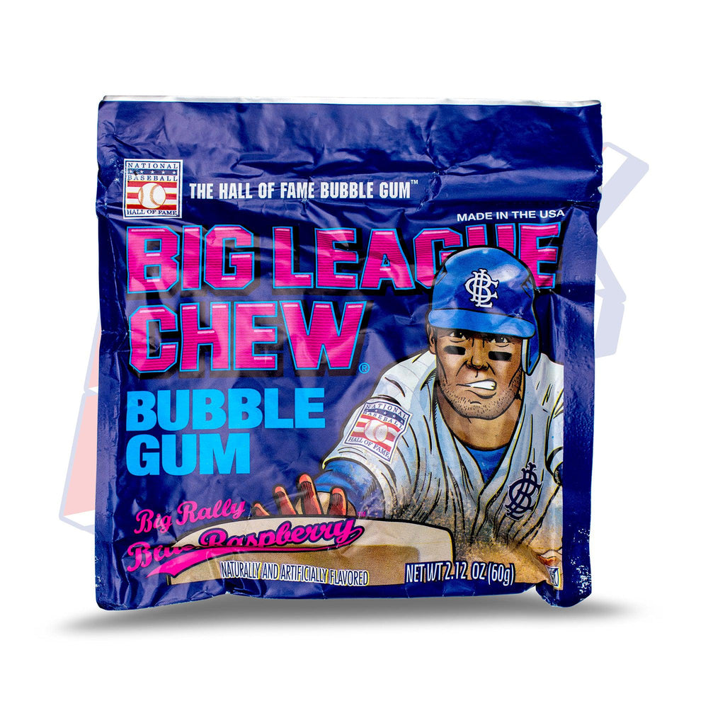 Big League Chew Blue Raspberry Gum - 60g