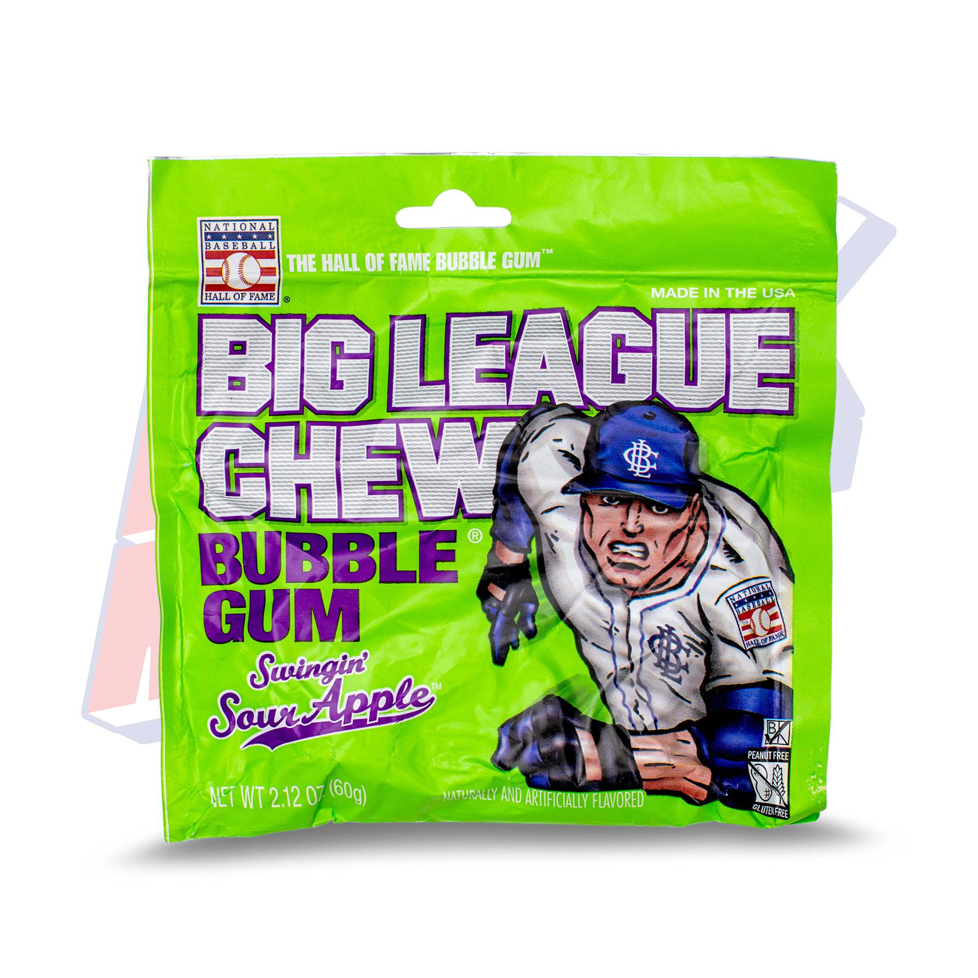 Big League Chew Sour Apple Gum - 60g