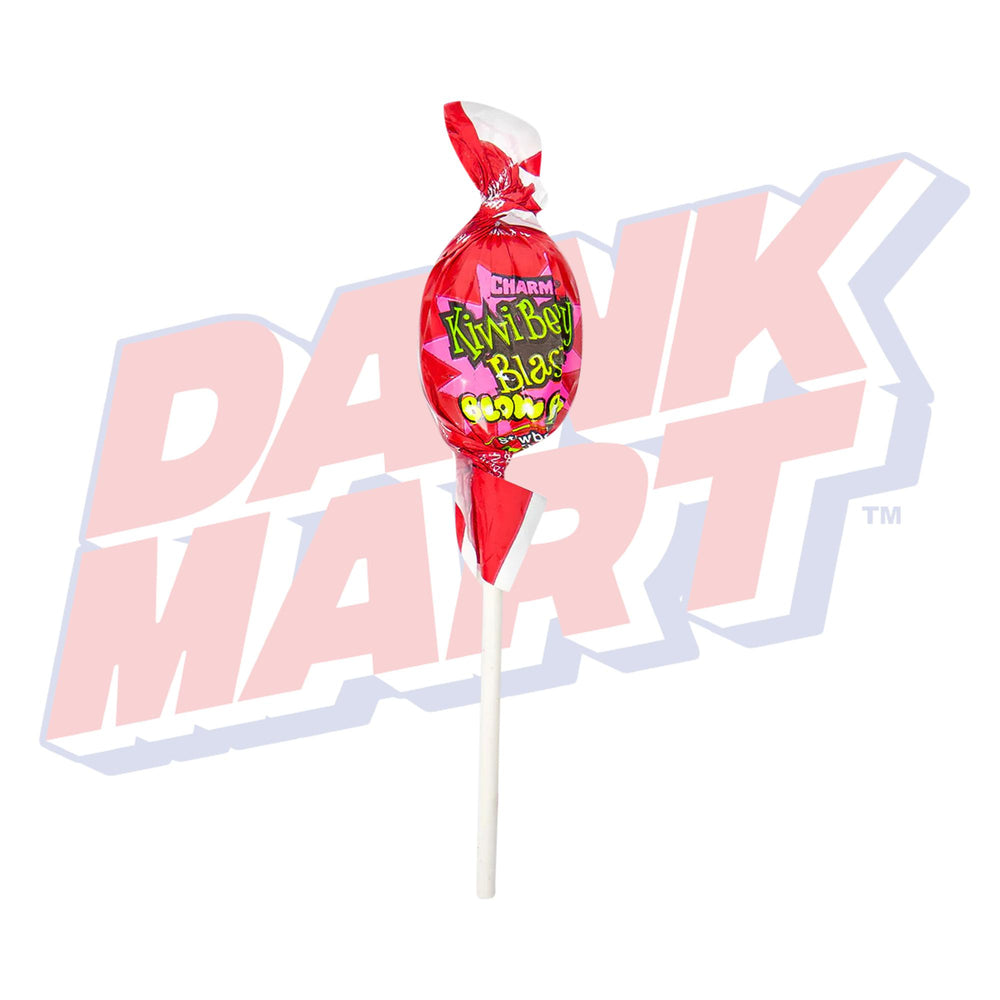 Charms Blow Pop Strawberry Kiwi - 18g