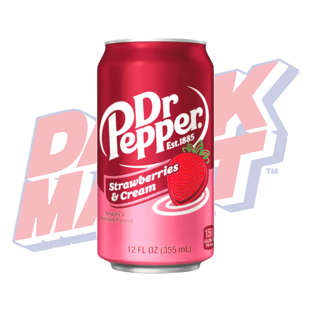 Dr Pepper Strawberries & Cream - 355ml