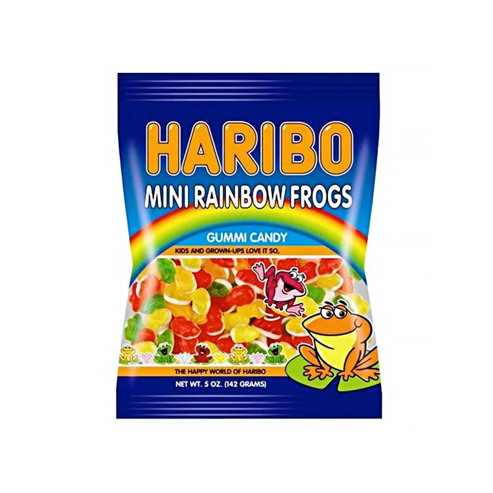 Haribo Mini Rainbow Frogs Peg Bag - 5oz