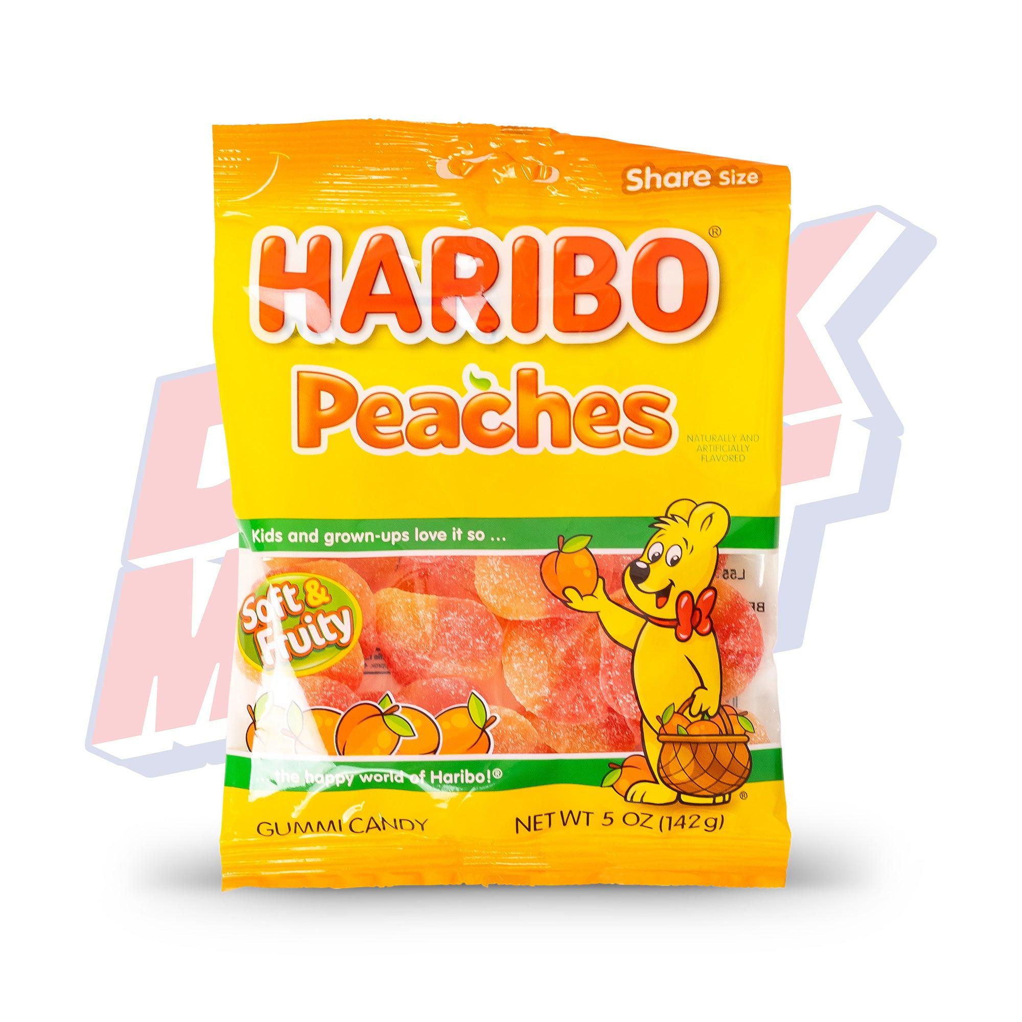 Haribo Peaches Peg Bag - 5oz