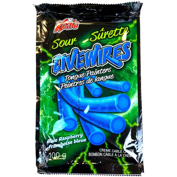 Livewires Sour Blue Raspberry - 100g