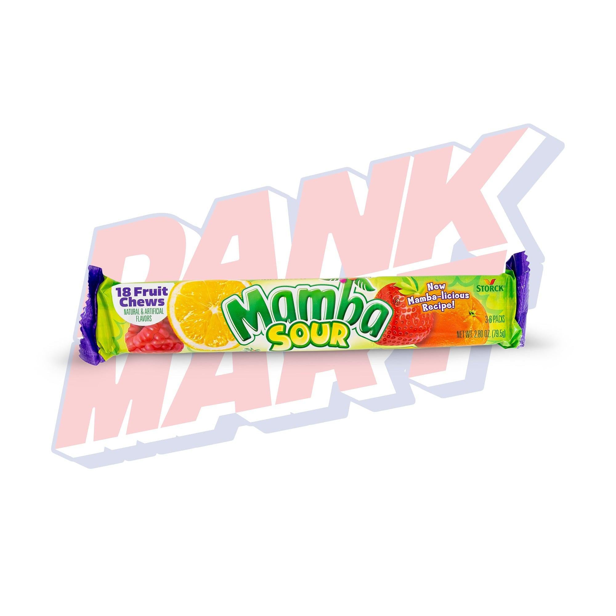 Mamba Sour Fruit Chews - 2.8oz