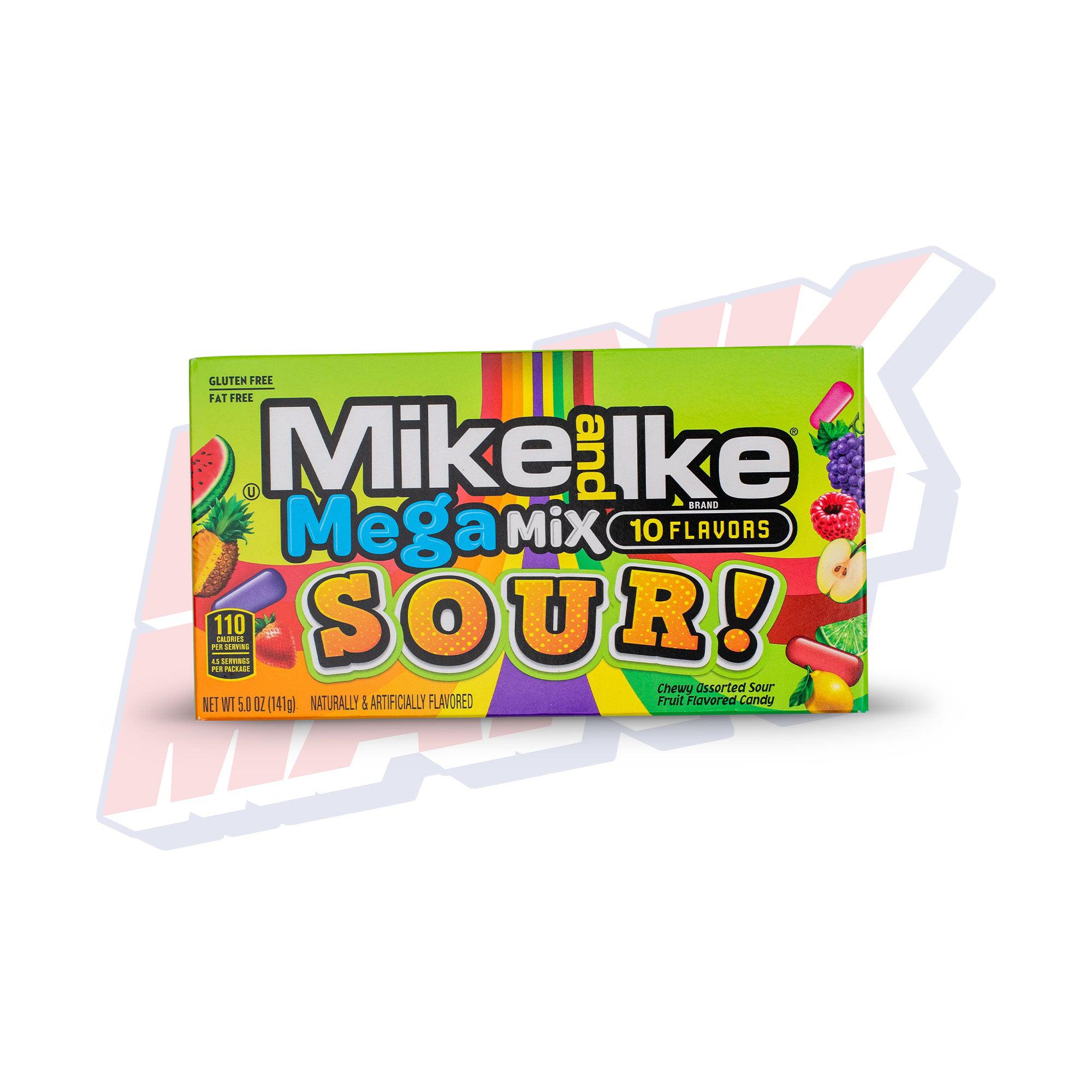 Mike & Ike Theater Box Mega Mix Sour - 4.25oz