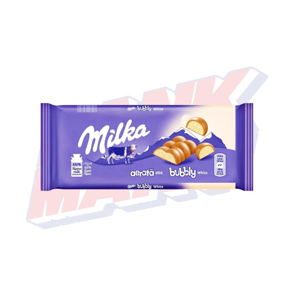 25x MILKA Bubbly White Chocolate Bar 95g / 3.4oz - European Products Store