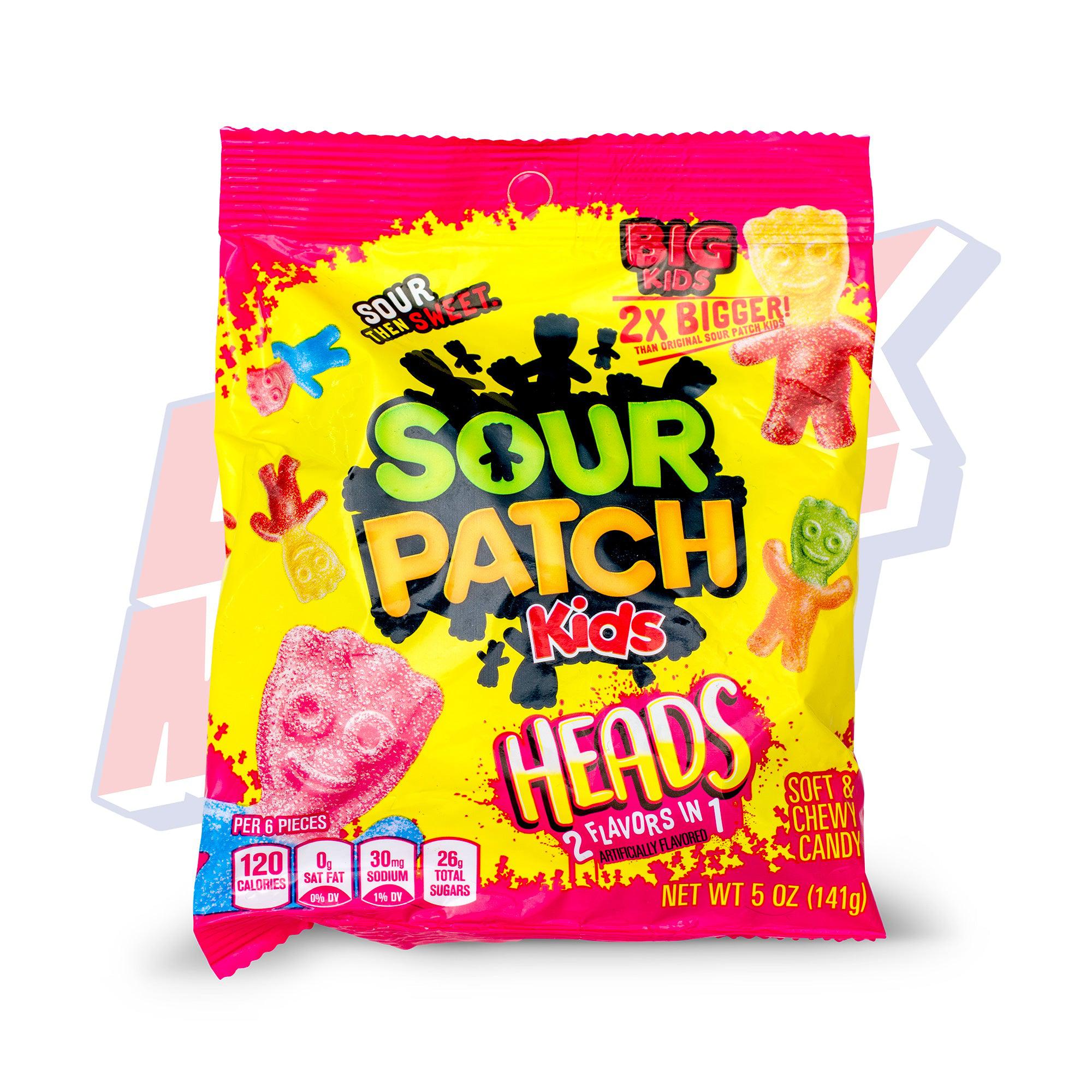 Sour Patch Kids Heads Peg Bag - 141g