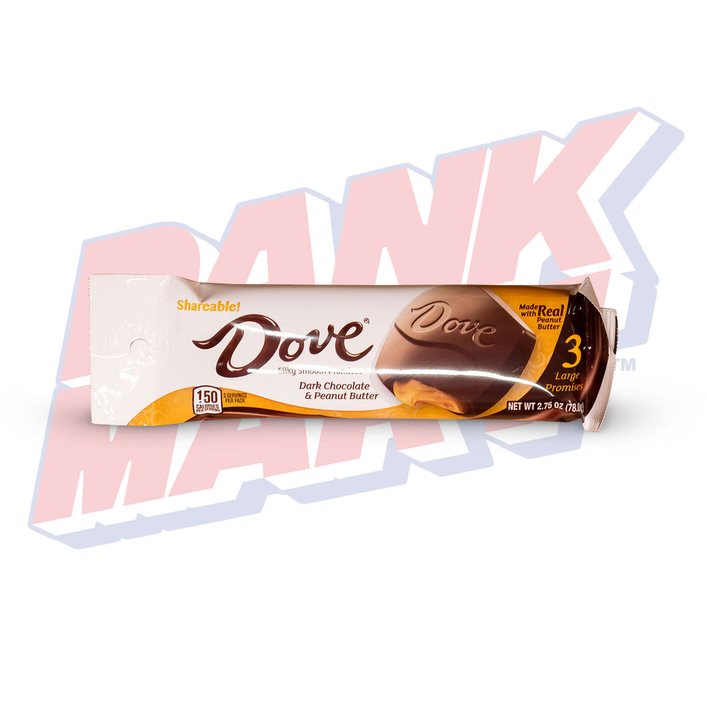 Dove Dark Chocolate Peanut Butter King Size - 2.75oz