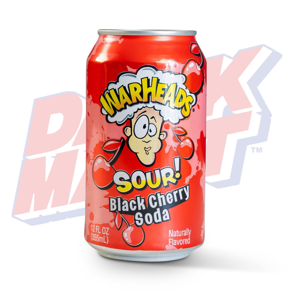 Warheads Sour Black Cherry Soda - 355ml